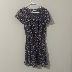 Maurices Navy Floral Mini Dress